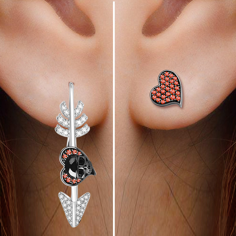 Skull Arrow Earring image number 2