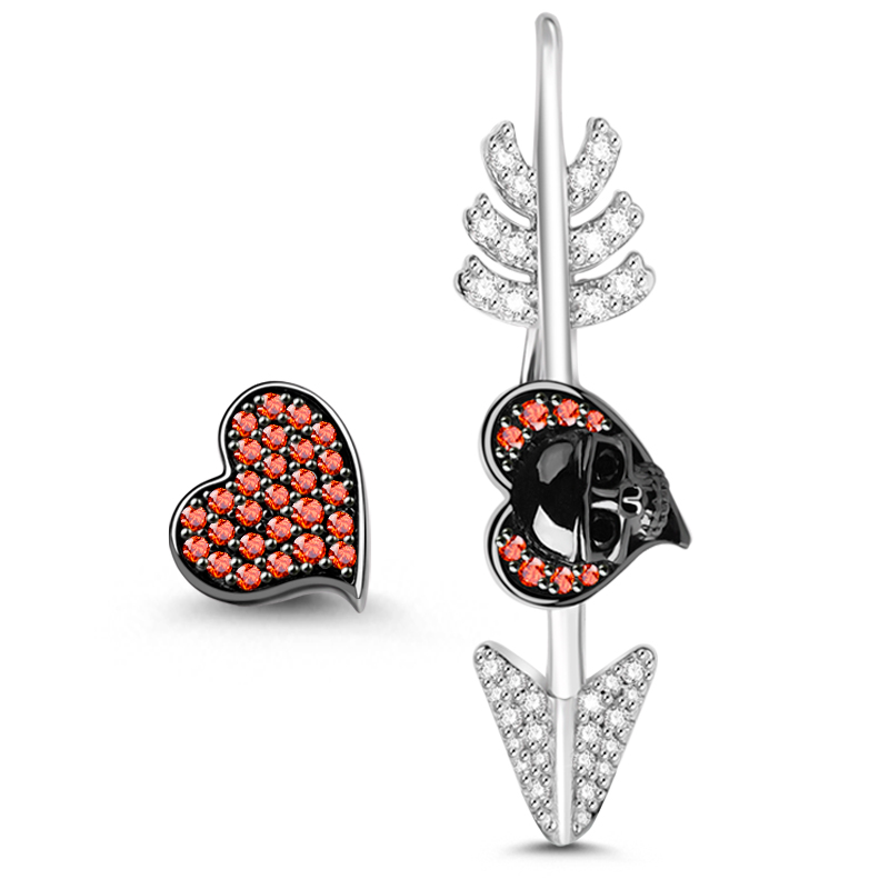 Skull Arrow Earring image number 0