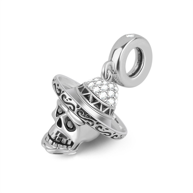 Mexican Skull Charm image number 1
