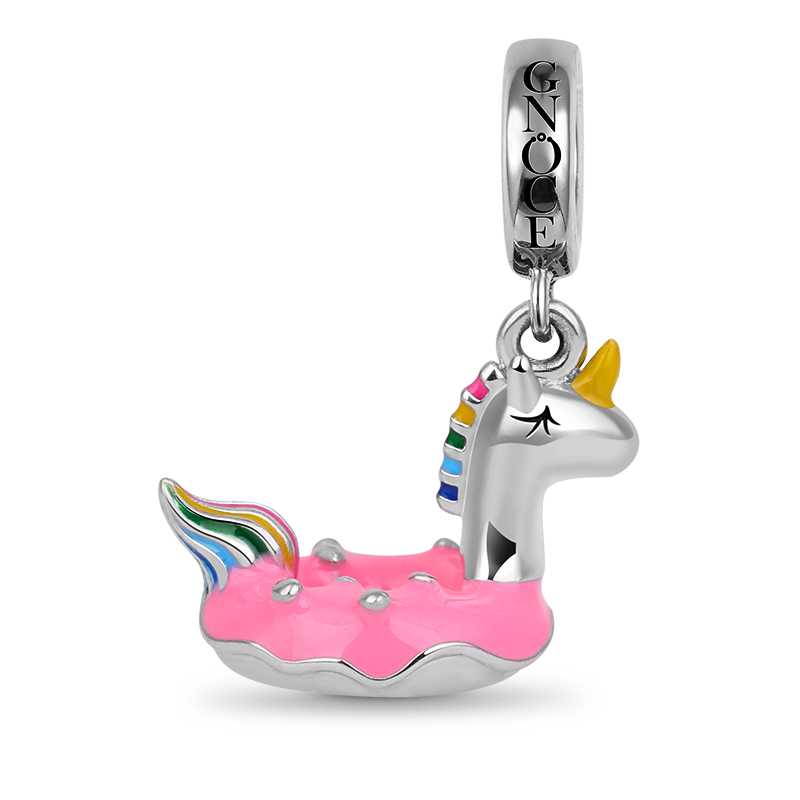 Unicorn Donut  Lifebuoy Charm image number 0
