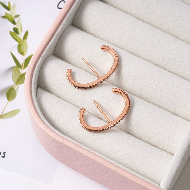 Rose Gold Ear Cuff image number 1