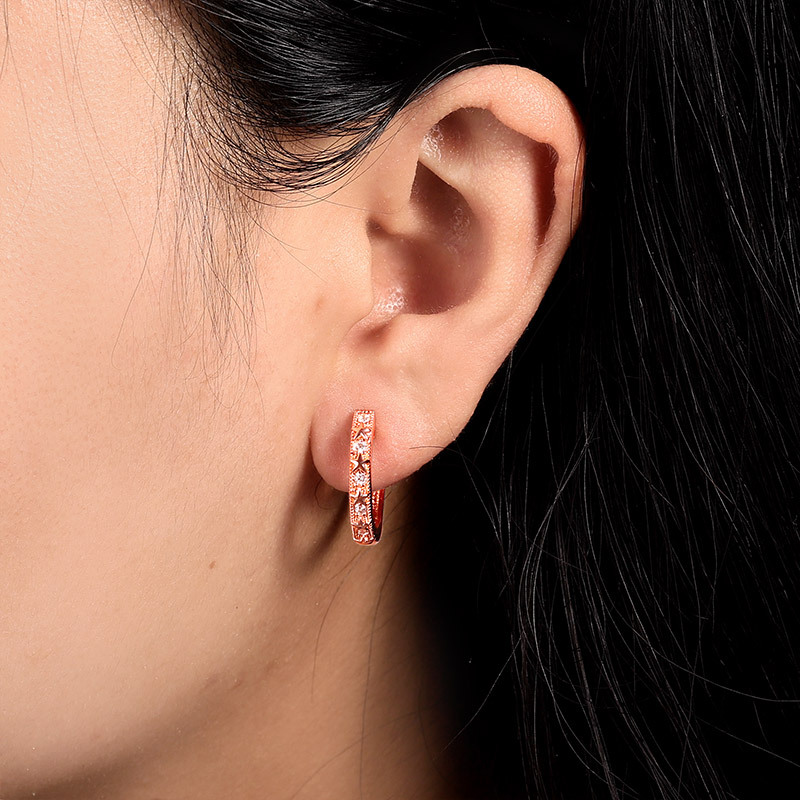 Star Hoop Earrings image number 2