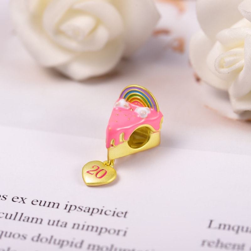 Rainbow Cake Charm image number 1