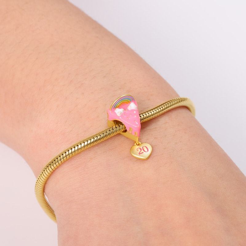 Rainbow Cake Charm image number 2