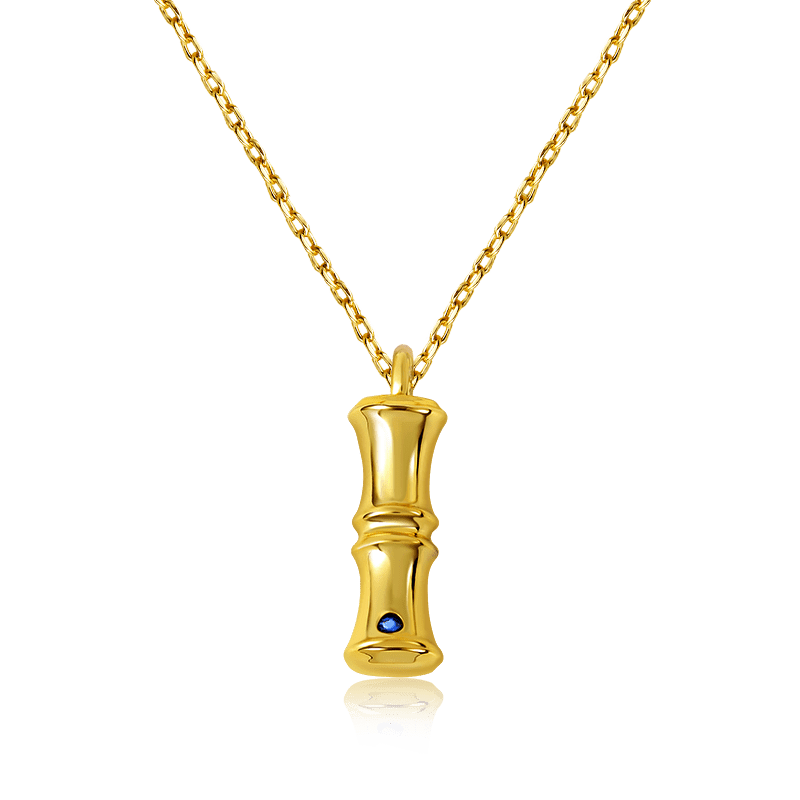 Bamboo Initial I Necklace image number 0