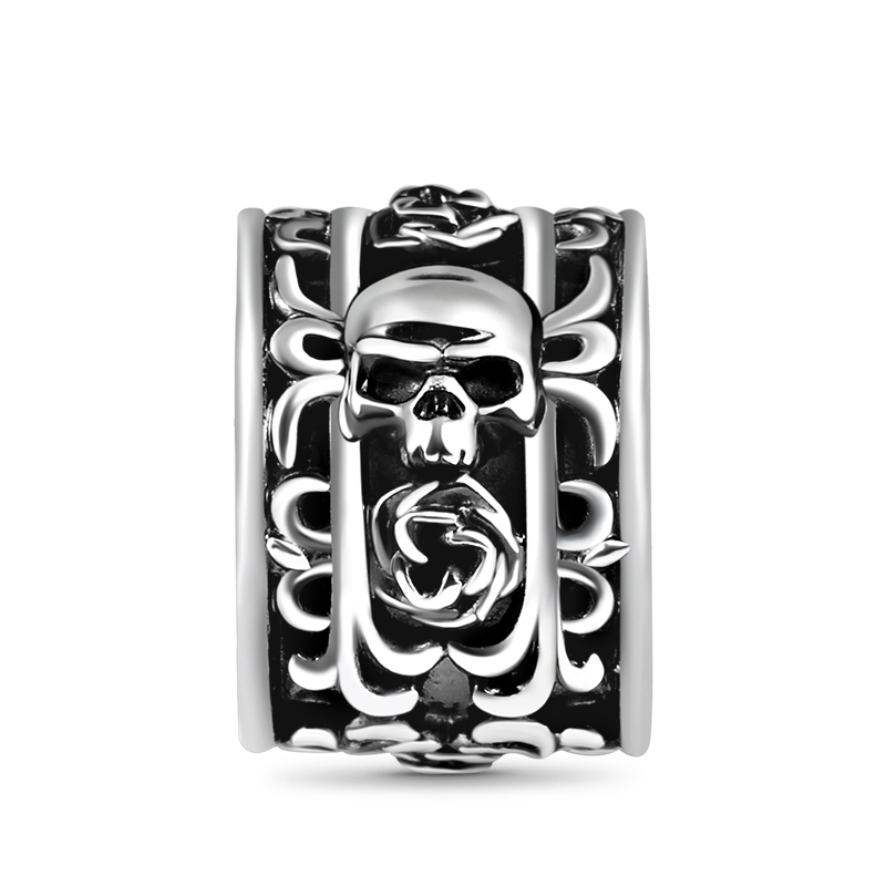 Skull & Rose Charm Bracelet image number 1