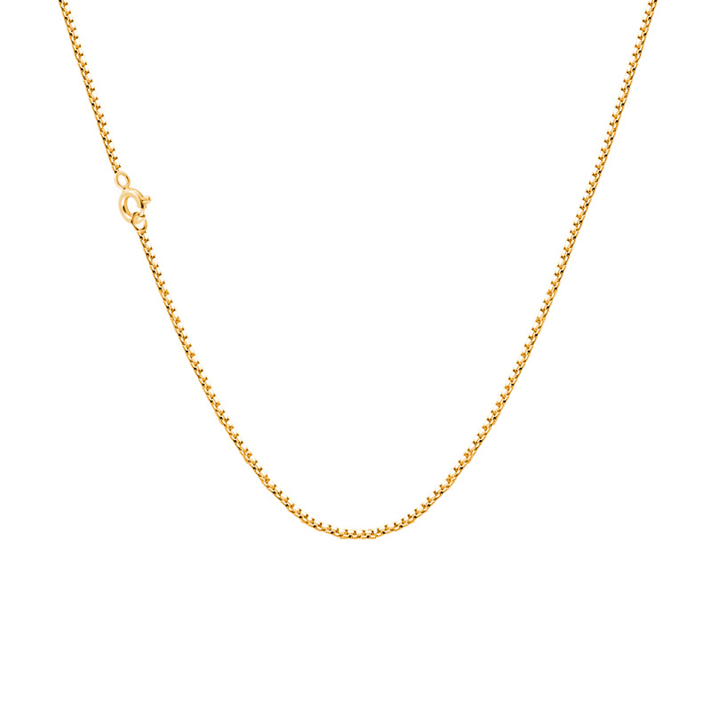 Gold Plated Brass Box Chain image number 0