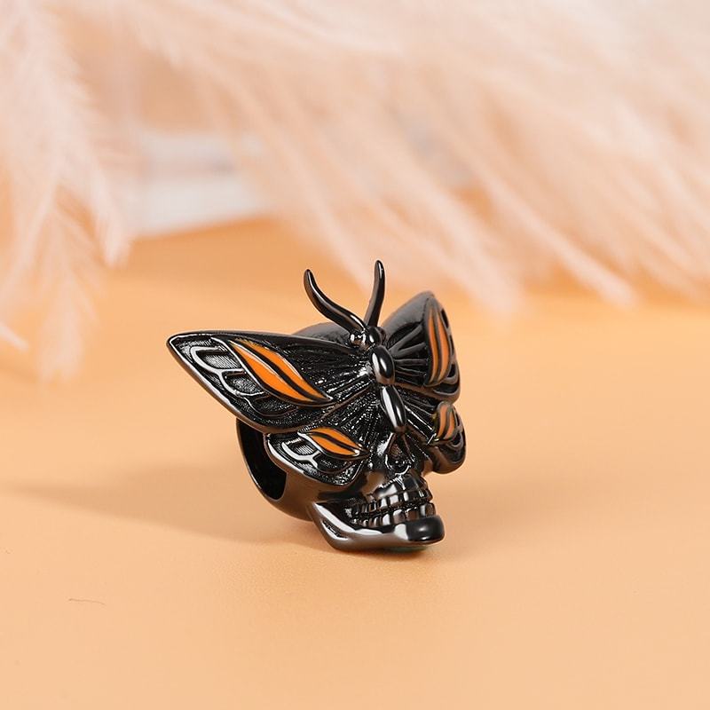 Butterfly Skull Charm image number 1