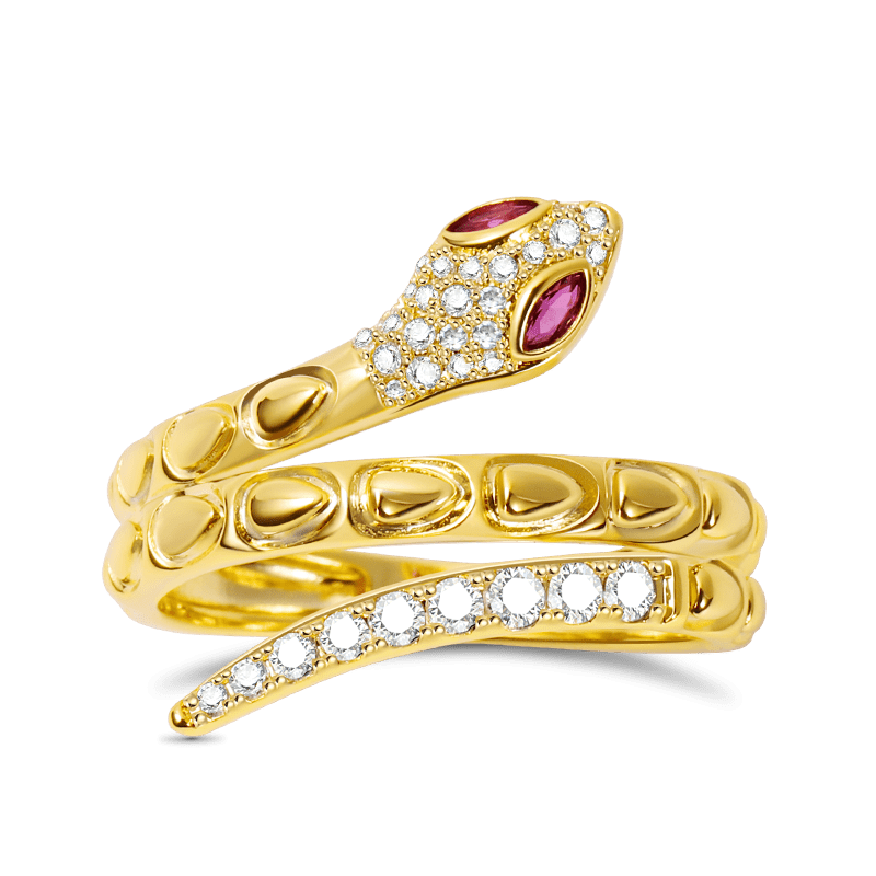 Golden Snake Ring image number 0