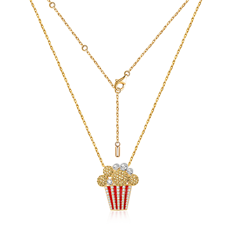 Popcorn Necklace image number 1