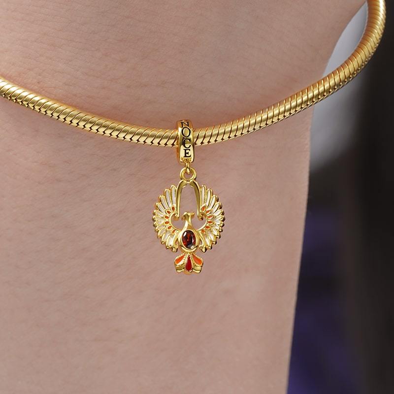 Golden Phoenix Pendant image number 2