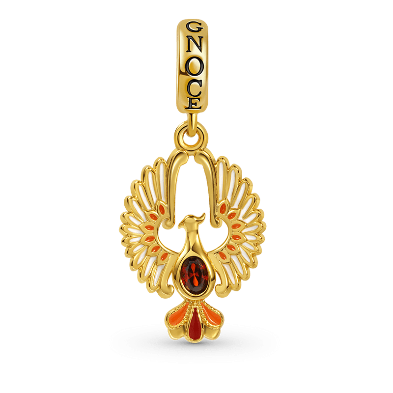 Golden Phoenix Pendant image number 0