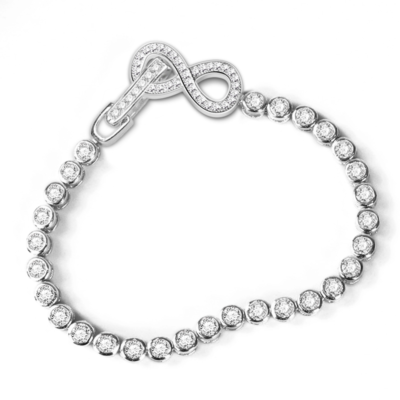 Infinite Tennis Bracelet With image number 1