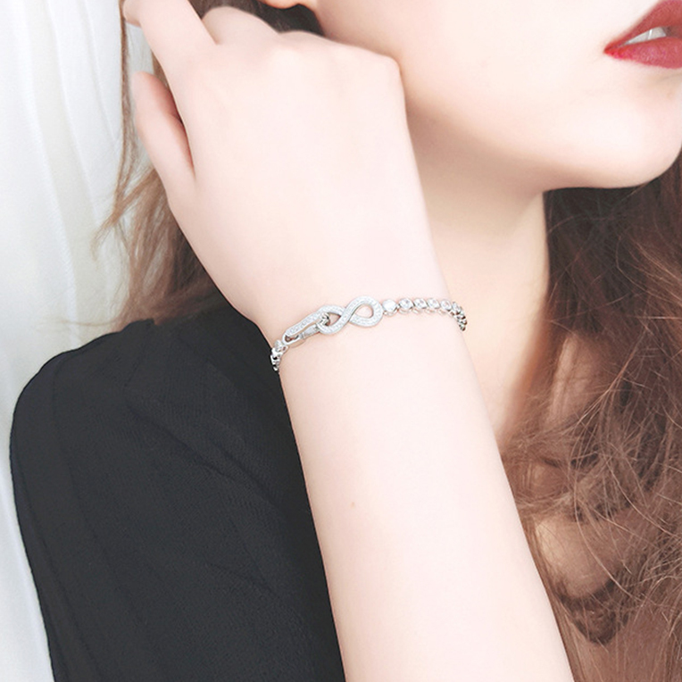 Infinite Tennis Bracelet With image number 2