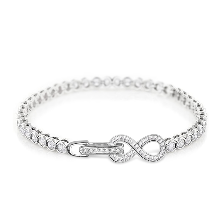 Infinite Tennis Bracelet With image number 0