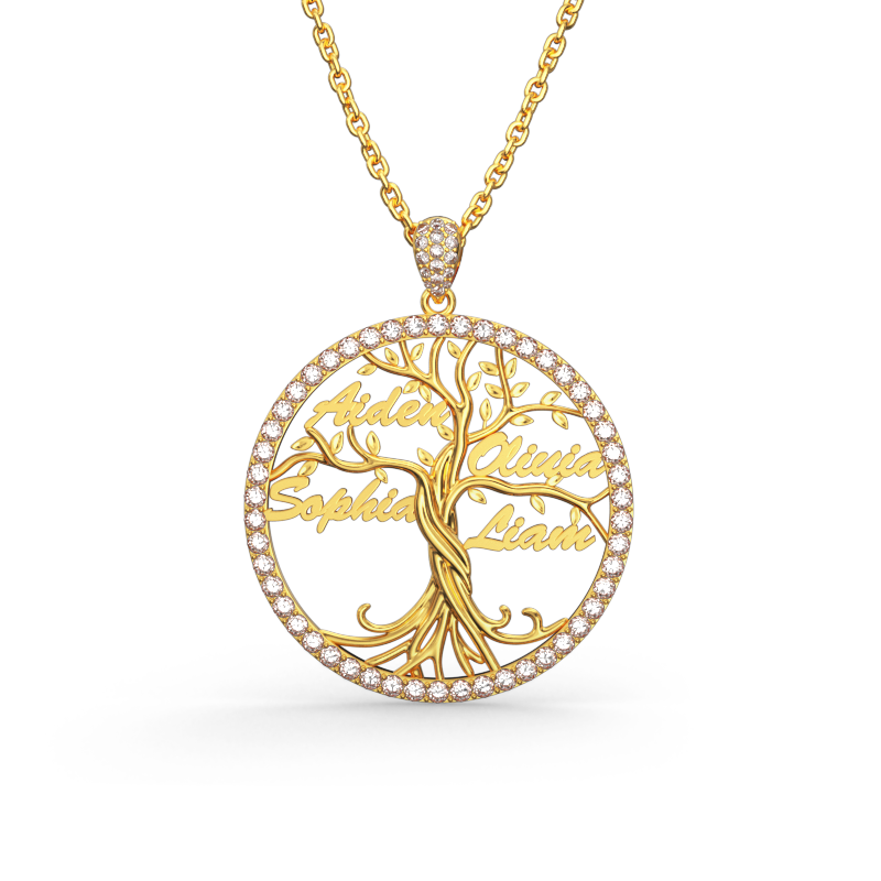 Custom Tree of Life Necklace image number 1