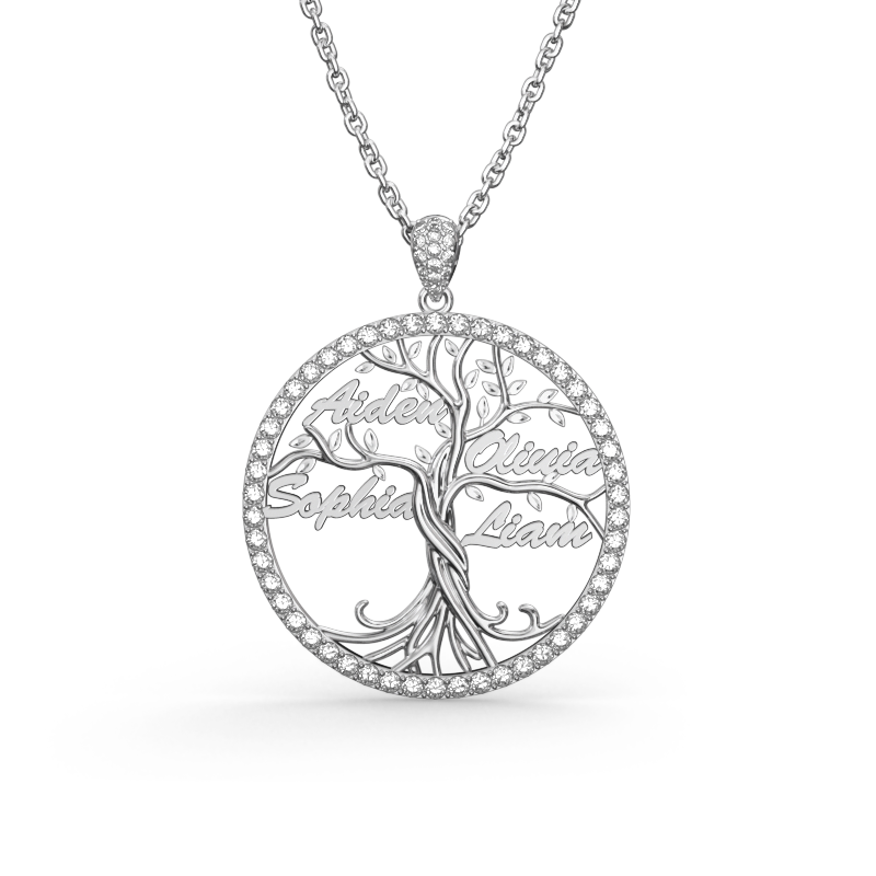 Custom Tree of Life Necklace image number 2