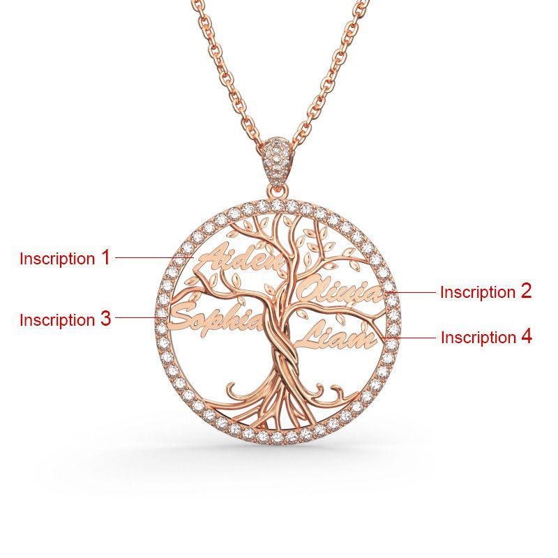 Custom Tree of Life Necklace image number 3