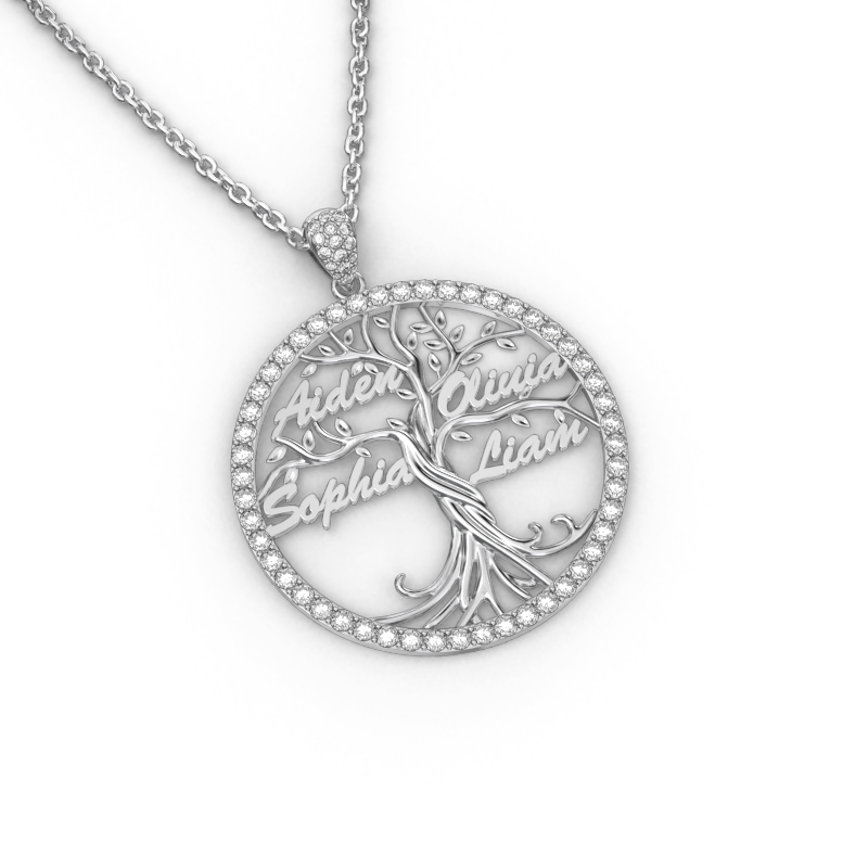 Custom Tree of Life Necklace image number 8