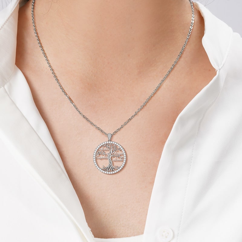 Custom Tree of Life Necklace image number 9