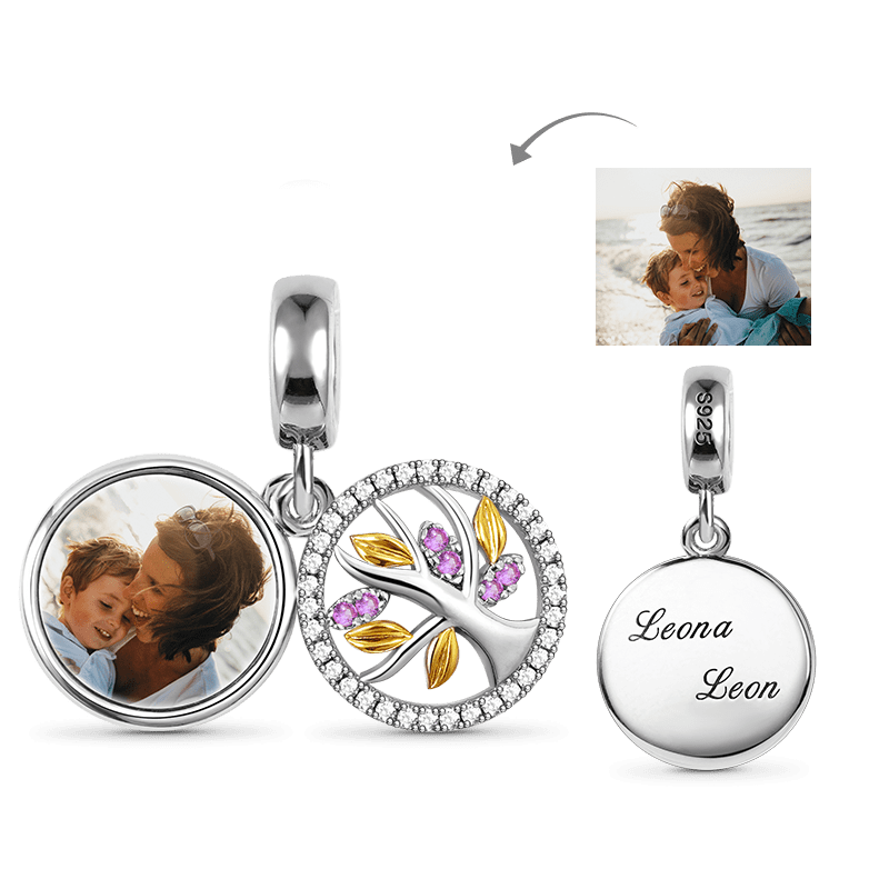 Tree of Life Photo Charm image number 0