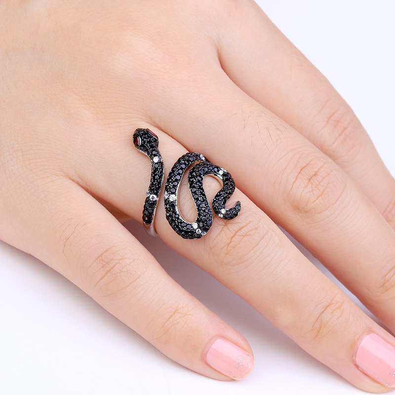 Black Snake Ring image number 2