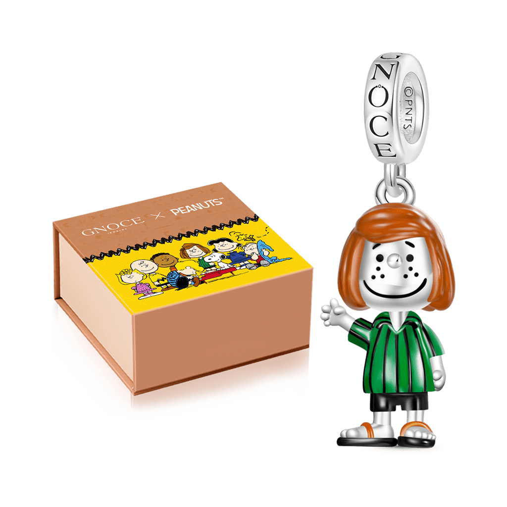 Gnoce Peanuts Peppermint Patty Pendant Dangle Charm