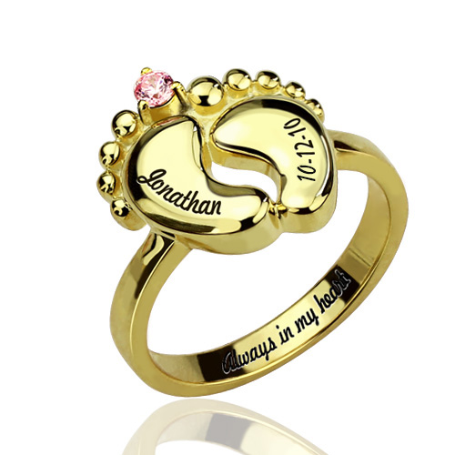 Baby Feet Ring image number 1