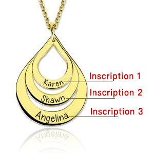 Drop Shaped Necklace image number 1