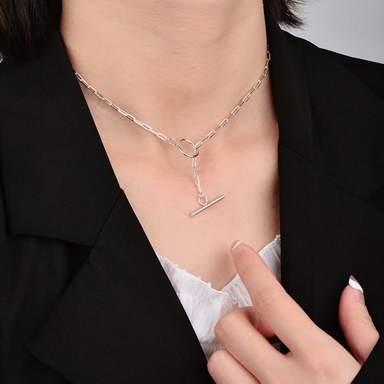 OTバックルチェーンネックレス image number 2