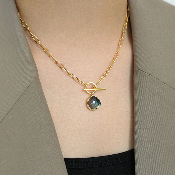 OTラブラドライトネックレス image number 2