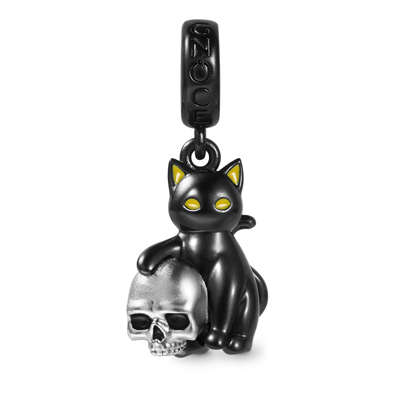 猫はスカルペンダントが大好き image number 0
