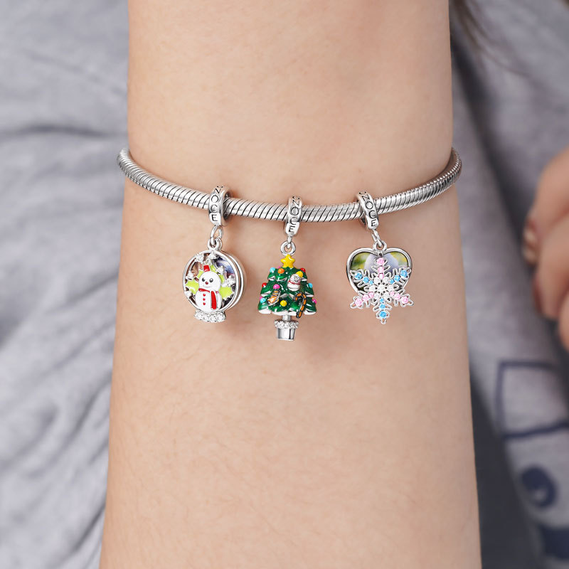 スノーフレーク刻印可能フォトペンダント image number 2