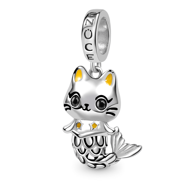 猫の人魚のペンダント image number 1