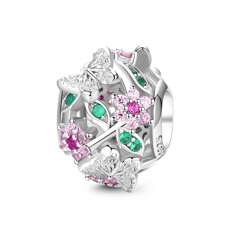 カラフルなバタフライチャーム image number 0