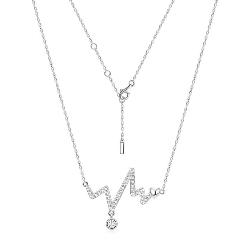 ハートメロディネックレス image number 1