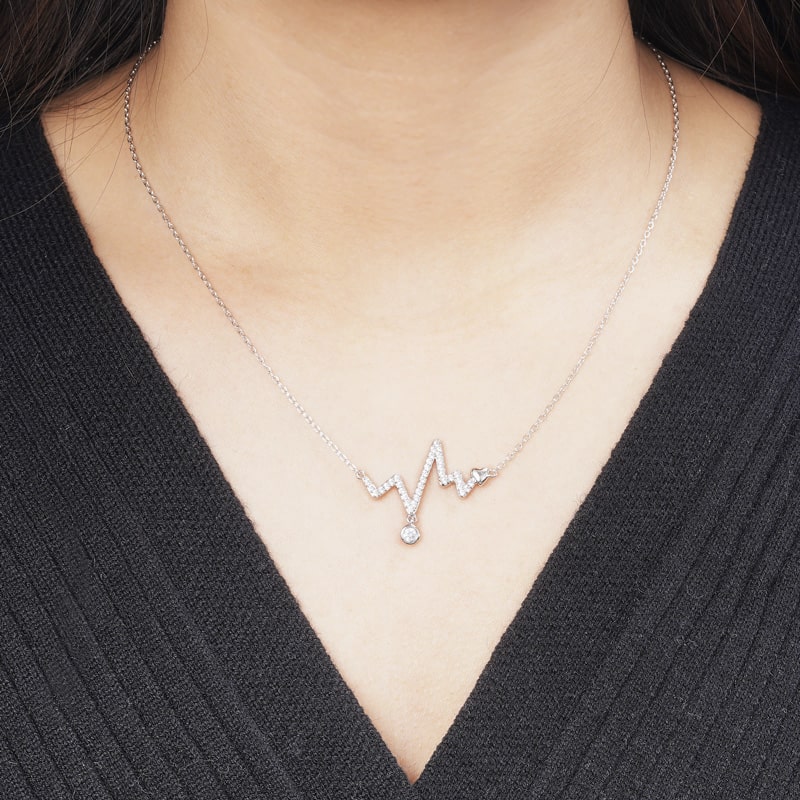 ハートメロディネックレス image number 3