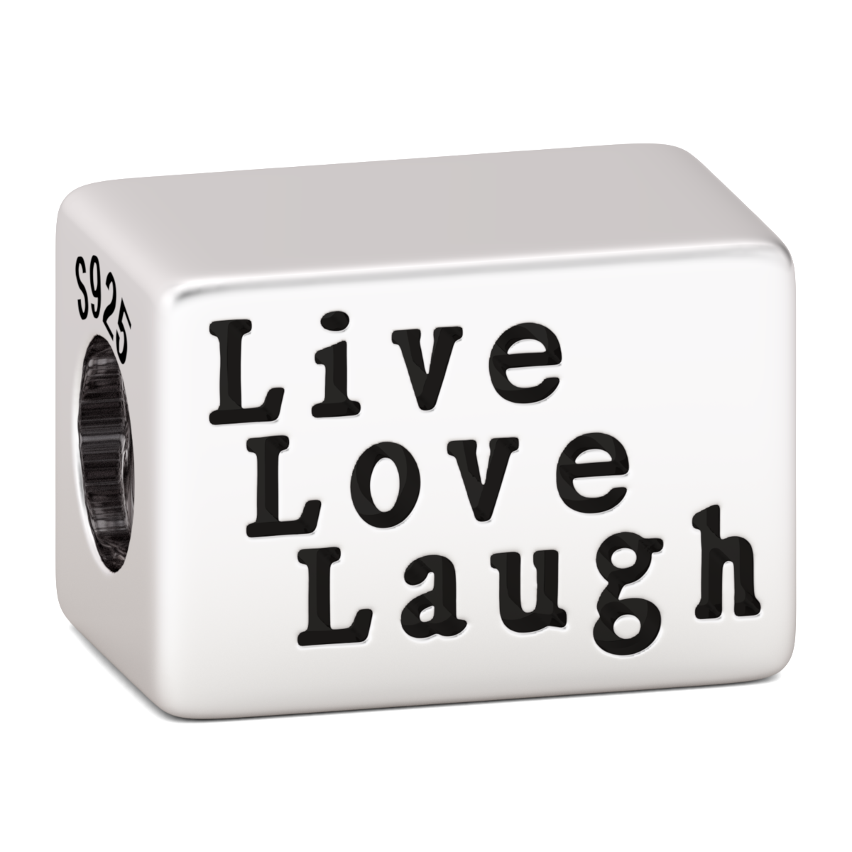 「Live Love Laugh」が刻まれたチャーム image number 1