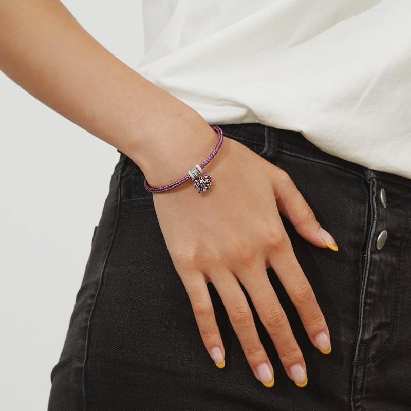 パープル ベーシック ブレスレット image number 3