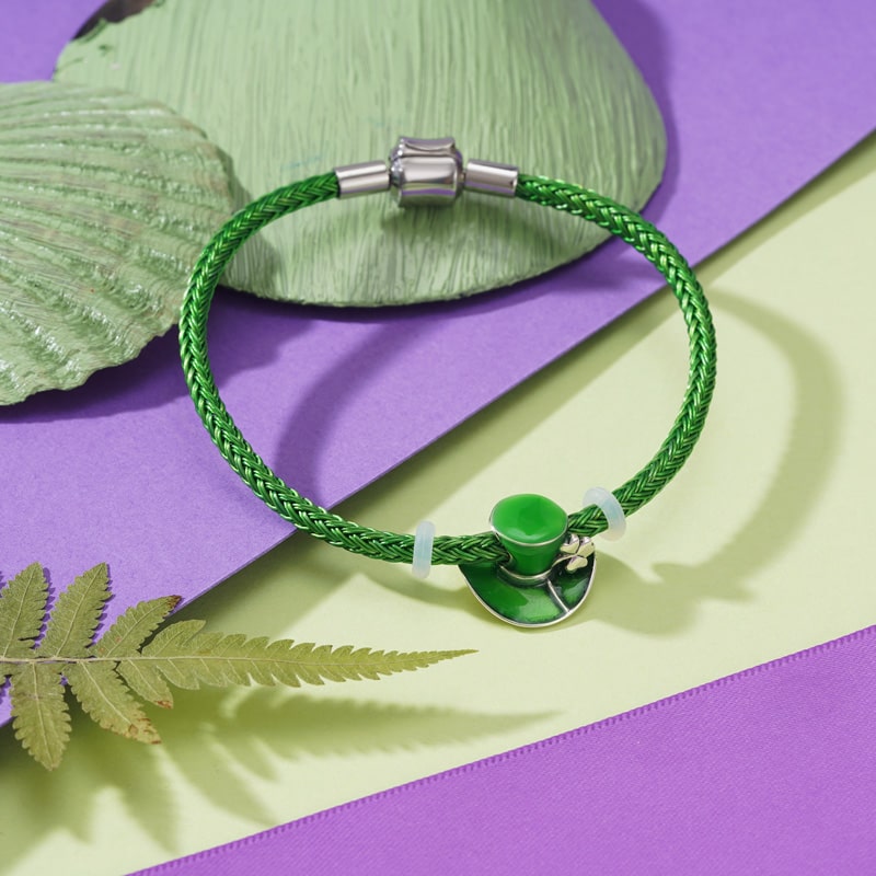 グリーン ベーシック ブレスレット image number 2