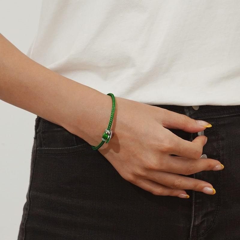 グリーン ベーシック ブレスレット image number 3