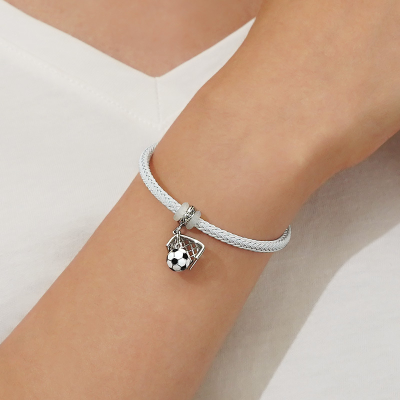 ホワイト ベーシック ブレスレット image number 4