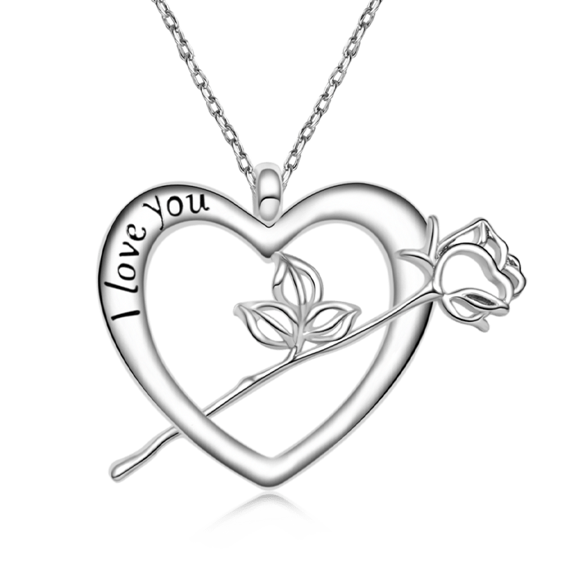 ローズハートネックレス image number 0