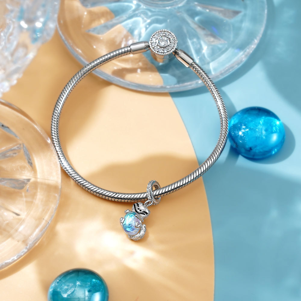 リザード トカゲ ムーンストーン ペンダント image number 2