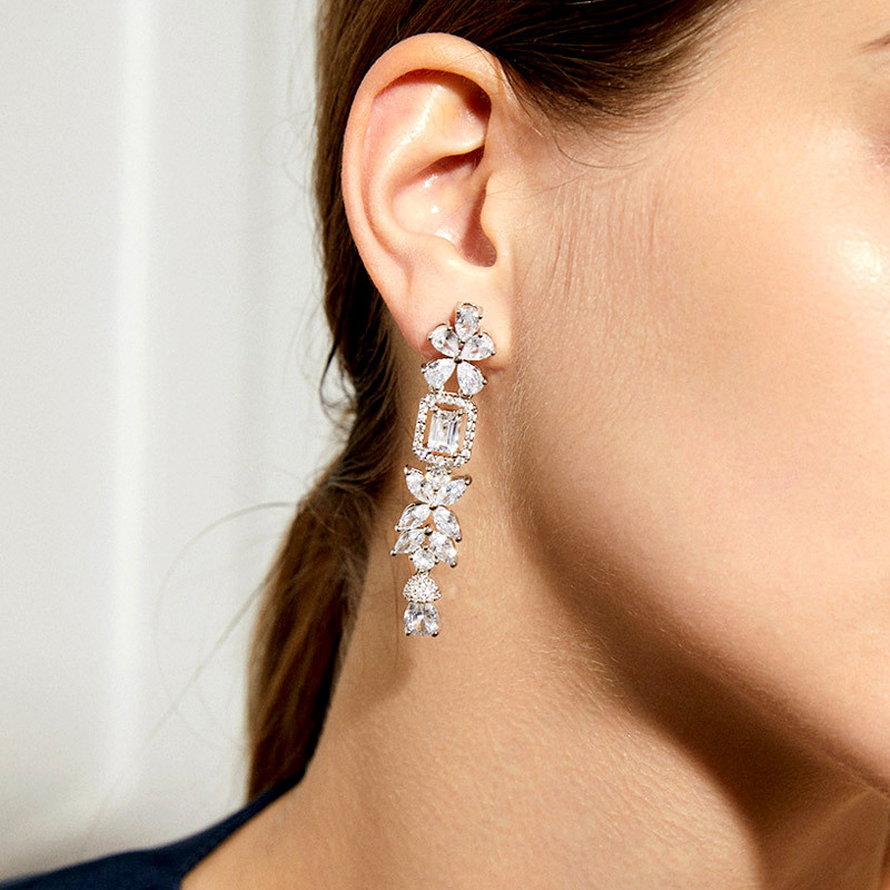 ロング ドロップ ダングル イヤリング image number 3