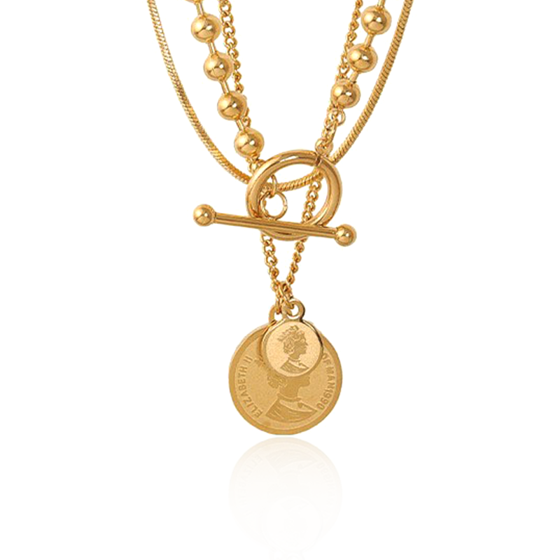 ネックレスゴールド贈り物 プレゼント金属アレルギー対応 image number 0