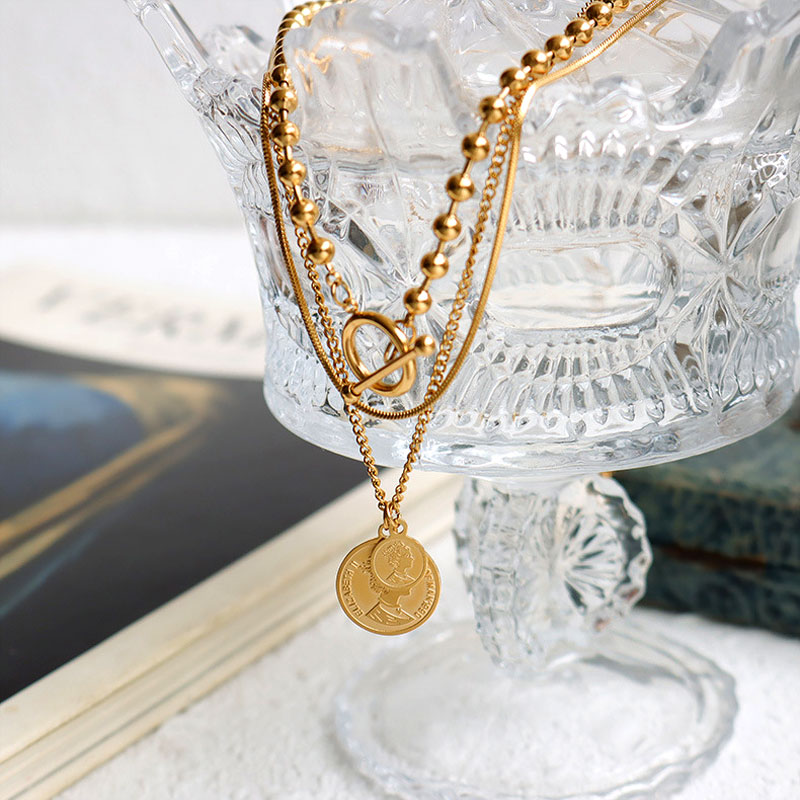 ネックレスゴールド贈り物 プレゼント金属アレルギー対応 image number 1