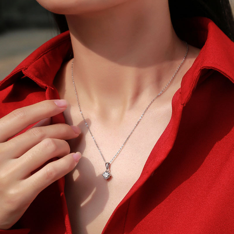 レディース 大粒 一粒ネックレス image number 3