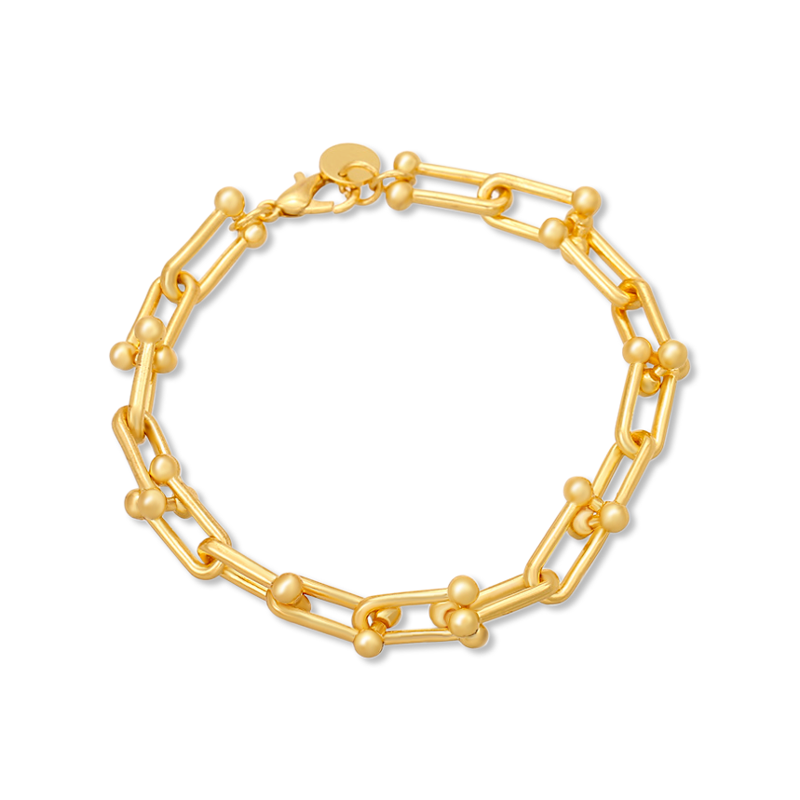 カップル チェーン レトロ ブレスレット image number 0