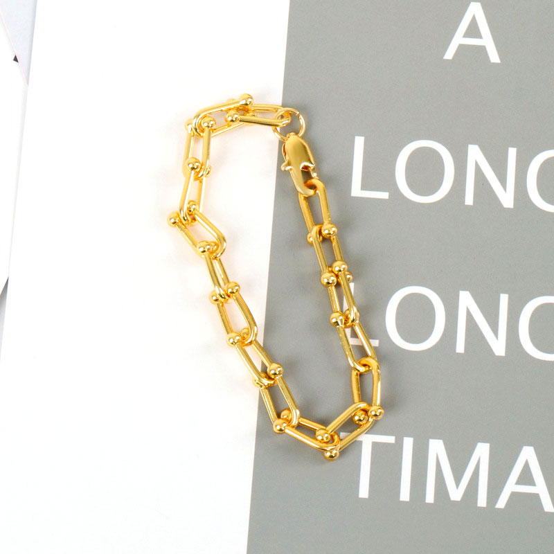 カップル チェーン レトロ ブレスレット image number 1